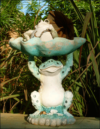 Frog Holding the Prince