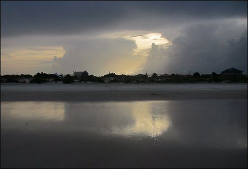 Cloudy beach blog