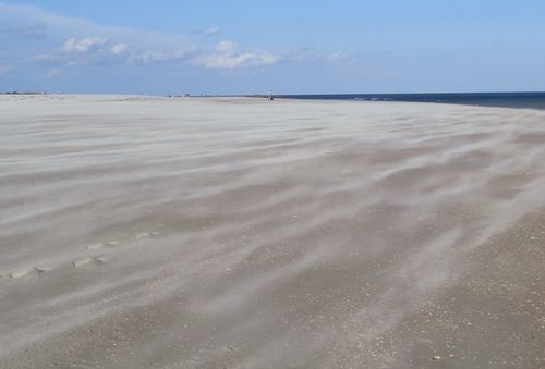 Wind blowng sand blog