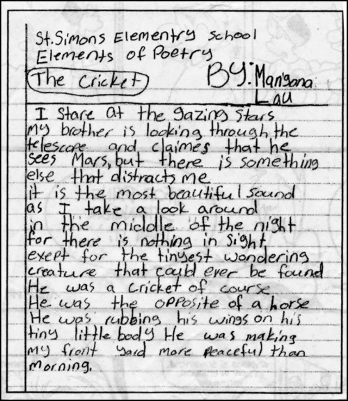 Poem kid's